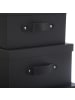 5five Simply Smart Aufbewahrungsboxen-Set in schwarz