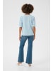 CULTURE Kurzarm-Bluse CUmuxi Relaxed fit in Cashmere Blue