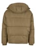 Urban Classics Urban Classics Puffer Jacket With Flap Hood in tiniolive