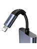 Baseus Lightning auf 2x Lightning DAC-Adapter 2in1 schwarz