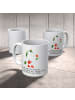 Mr. & Mrs. Panda Kaffeetasse Einhorn Gärtner mit Spruch in Weiß