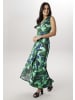 Aniston SELECTED Jerseykleid in grün-khaki-oliv-marine-mintgrün-schilf-blau