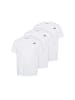 Kappa T-Shirt 3er-Pack Logo Cafers in White
