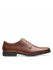 Clarks Komfort Schnürer für Herren in mittel-braun