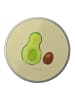 Mr. & Mrs. Panda Teedose Avocado Kern rollt ohne Spruch in Gelb Pastell