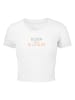 Merchcode Merchcode Cropped T-Shirts in white