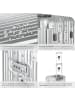 tectake Aluminium Boardtrolley Airway gängige Handgepäckgröße von 20 Zoll mit Teleskopgr
