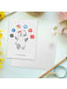 Mr. & Mrs. Panda Postkarte Social Media Managerin Herz ohne Spruch in Weiß