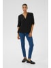 Kaffe Langarm-Bluse KAmalle Loose fit in Black Deep