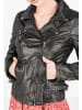 CBL Damen Lederjacke in Schwarz