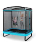 COSTWAY 2 in 1 Trampolin in Blau