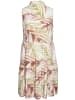 LASCANA Hemdblusenkleid in sand-orange bedruckt