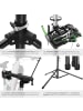 tectake Fahrrad-Set Reparaturständer & Rahmentasche | 360° drehbar
