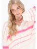 IZIA Women Sweater in offwhite pink
