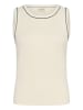 Cream Ärmellose Bluse CRVillea Slim fit in Whisper White