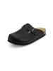 VITAFORM Vollrindleder Clogs in schwarz