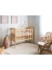 Beliani Babybett BODMIN in Braun - (W) 66 x (H) 100 x (L) 125 cm