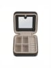 SONGMICS Schmuckkasten Gisella in Schwarz - (B)11.4 x (H)5.5 x (T)11.4 cm