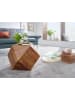 KADIMA DESIGN Couchtisch 57 x 42,5 x 57 cm Sheesham Massivholz Sofatisch Modern,