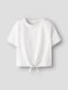 name it Baumwoll-T-Shirt mit Knotensaum Nkfvaya in bright white
