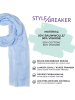 styleBREAKER Schal mit Fransen in Grau