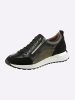 Heine Sneaker in schwarz-khaki