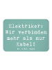 Mr. & Mrs. Panda Kühlschrankmagnet Spruch Elektriker Verbindunge... in Meeresbrise