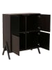 MCW Kommode O40 94x79x42cm, Walnuss-Optik