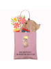 Mr. & Mrs. Panda baumwoll shopper Waschbär mit Spruch in Rosa Pastell