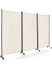 COSTWAY Raumteiler 3 tlg. 180cm in Beige