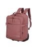 travelite Kick Off 2 Rollen Rucksacktrolley 40 cm Laptopfach blush