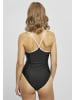 Urban Classics Swimsuit in black/white