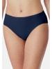 Schiesser Slip Essentials Cotton in Dunkelblau / schwarz