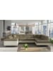 MF Design Lavin Recamiere Rechts in Beige -  (L) 340 x (B) 340 x (H) 90 cm