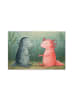 Mr. & Mrs. Panda Puzzle Axolotl Liebe Design ohne Spruch in Weiß