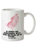 Mr. & Mrs. Panda JumboTasse Axolotl Tanzen mit Spruch in Weiß