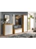 ebuy24 Garderobenmöbelset Jam (6-teilig) Weiß 285 x 35 cm