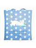 Mr. & Mrs. Panda Shopping Tasche Einhorn Sternenhimmel mit Spruch in Sky Blue