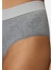 Marc O´Polo Bodywear Hipster Iconic Rib in Schwarz / grau