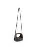 Les Visionnaires Greta Micro weave Handtasche Leder 20 cm in café