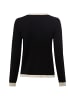 Marie Lund Strickjacke in schwarz - 0007