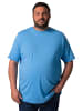 Men Plus Kurzarm T-Shirt in himmelblau