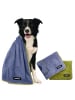 FLUFFINO Hundehandtuch Set 2-tlg. L grau/grün  Bunt