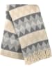 Erwin Müller Jacquard, Baumwollmischung Plaid in grau