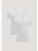 Hessnatur T-Shirt Fitted 2er Pack in naturweiss