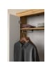 ebuy24 Garderobenmöbelset Jam (5-teilig) Weiß 285 x 35 cm