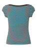 Pieces Oberteil mit angeschnittenen Ärmeln in Blue Radiance1