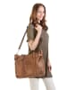 Samantha Look Shopper echt Leder in cognac