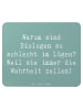 Mr. & Mrs. Panda Maus-Pad Spruch Biologin Wahrheit mit Spruch in Meeresbrise