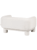 Beliani 2-Sitzer Sofa HOGBO in Weiß - (W) 145 x (H) 73 x (L) 93 cm